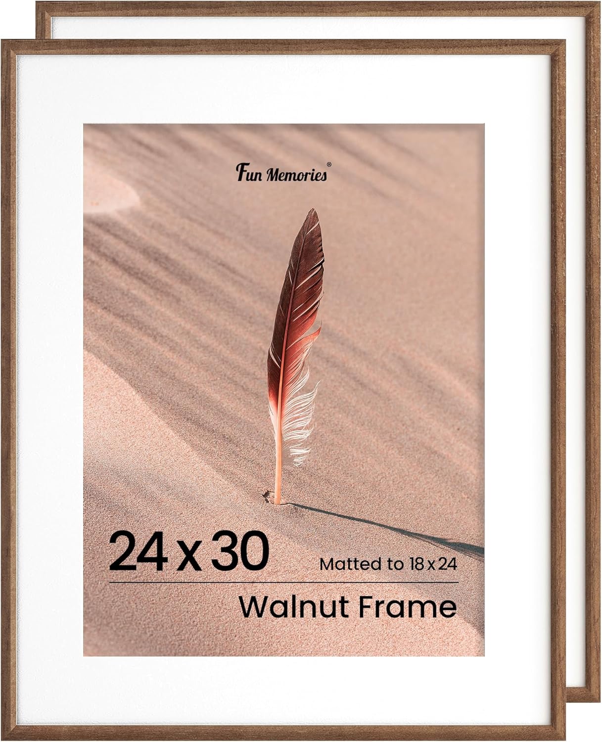 Solid Oak Wood 24x30 Poster Frame for Modern Home Decor