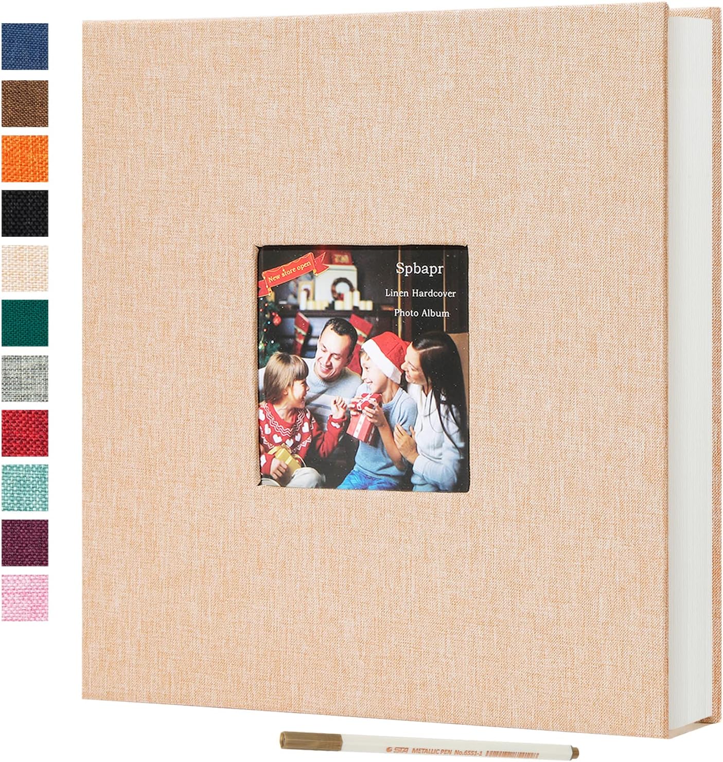 Spbapr Large Photo Album Self Adhesive 60 Pages for Memories