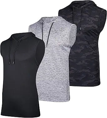 Real Essentials Mens Dry-Fit Active Hooded Tank Top Review