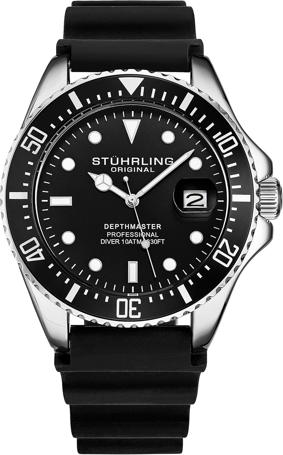 Stuhrling Original Dive Watch: Water Resistant to 330FT