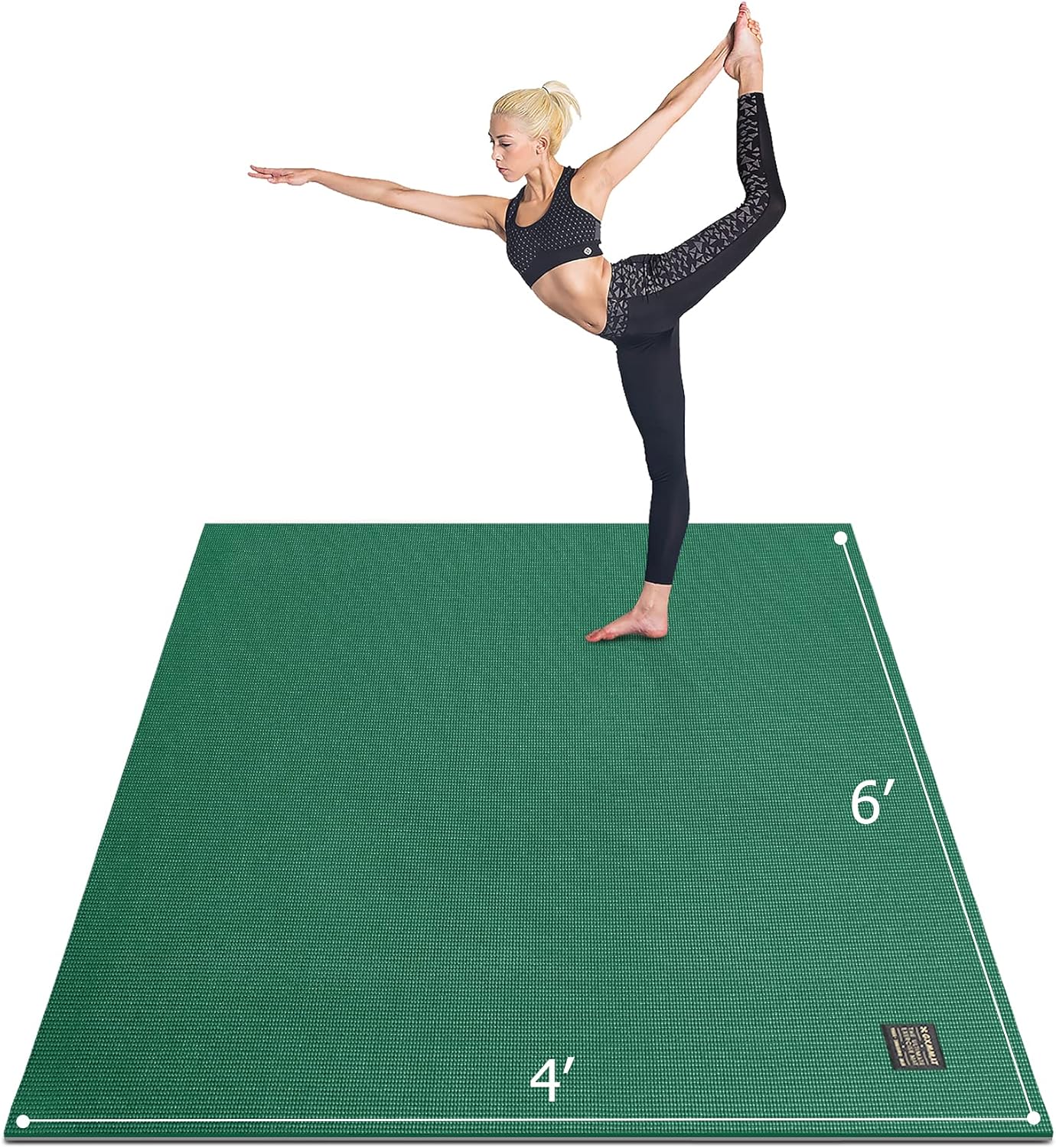 GXMMAT Large Yoga Mat for Comfortable Home Gym Workouts