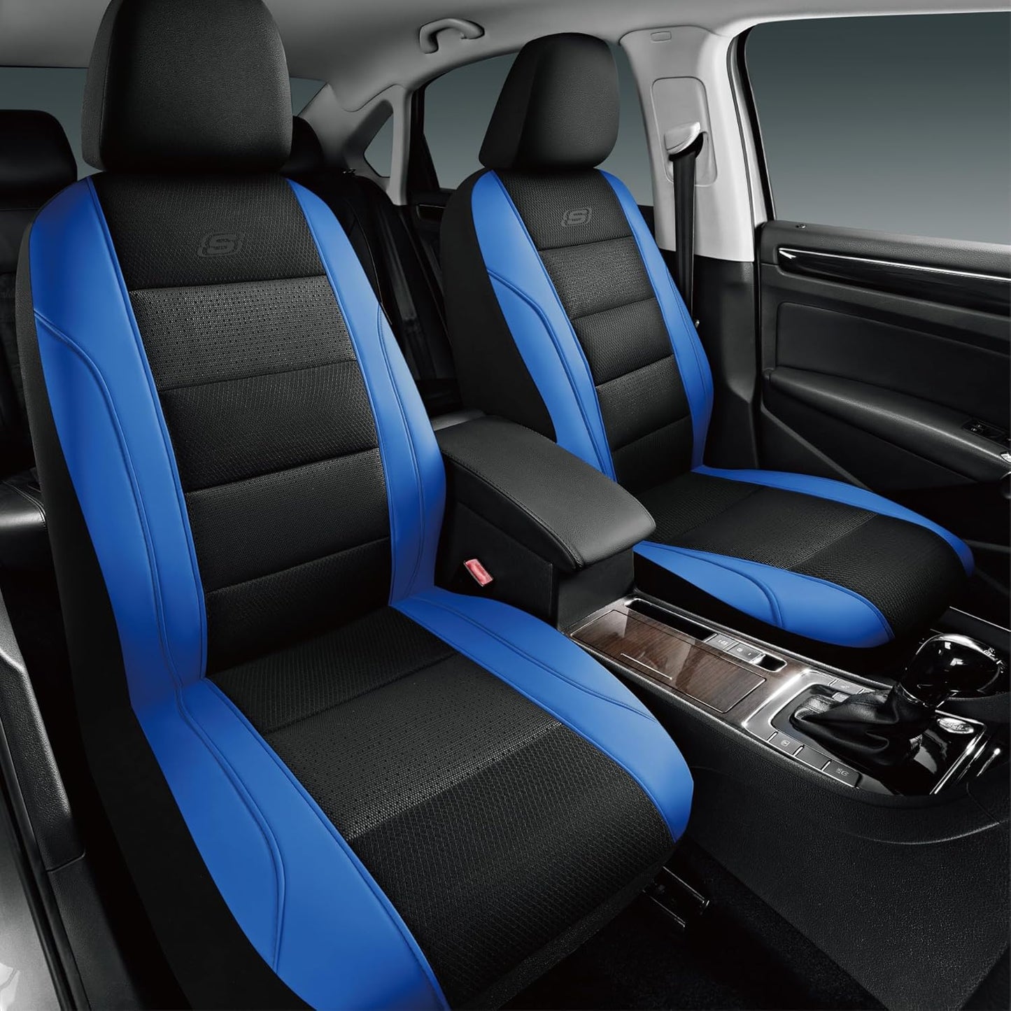 Skechers Aircooled Memory Foam Car Seat Covers for Comfort