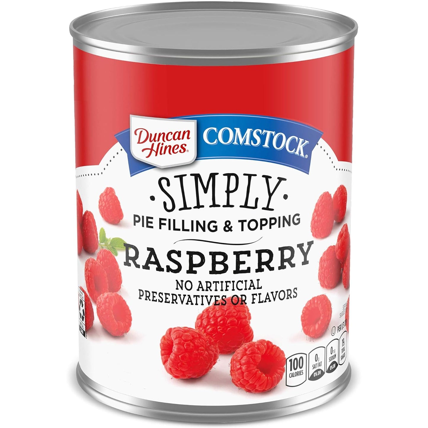 Duncan Hines Comstock Raspberry Pie Filling for Delicious Desserts