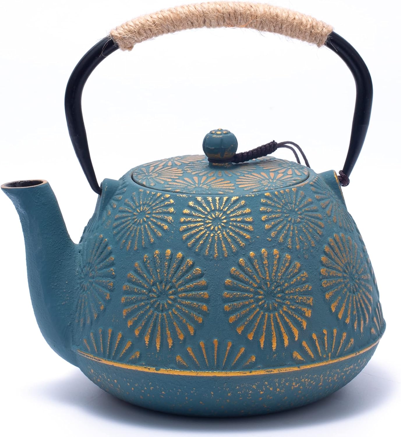 Cast Iron Teapot with Infuser for Loose Leaf Tea Lovers