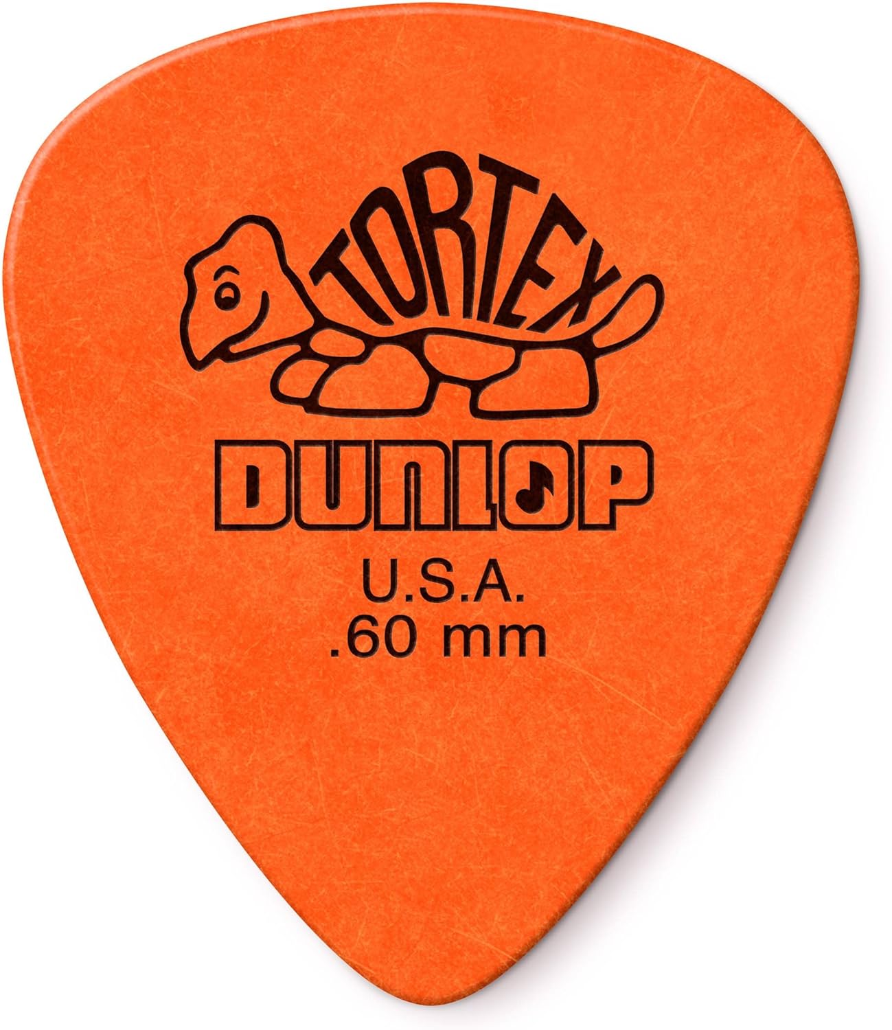 Dunlop Tortex .60mm Orange Guitar Pick - 12 Pack