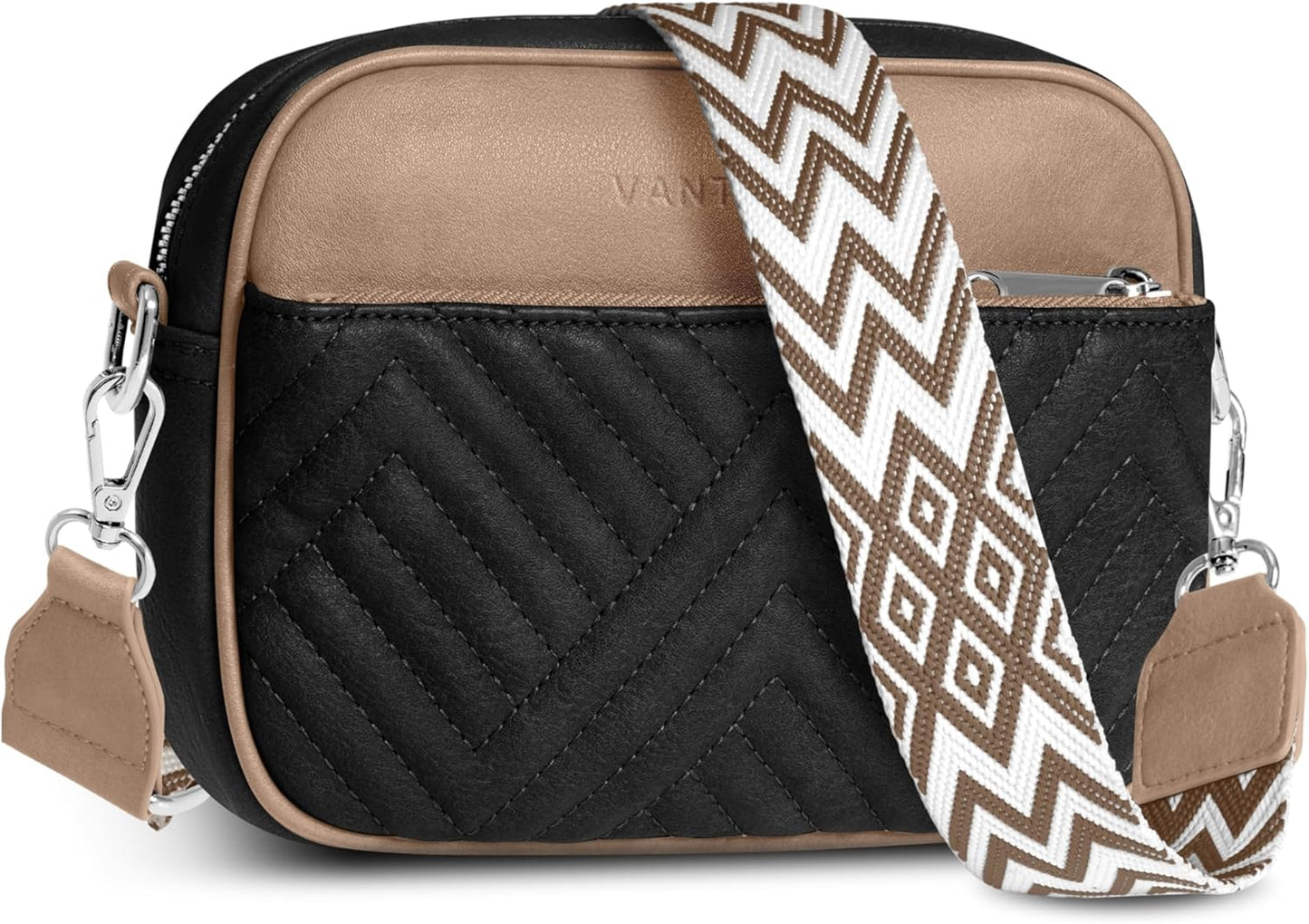 Vantamo Crossbody Bags for Women with Anti-Pickpocket Clip