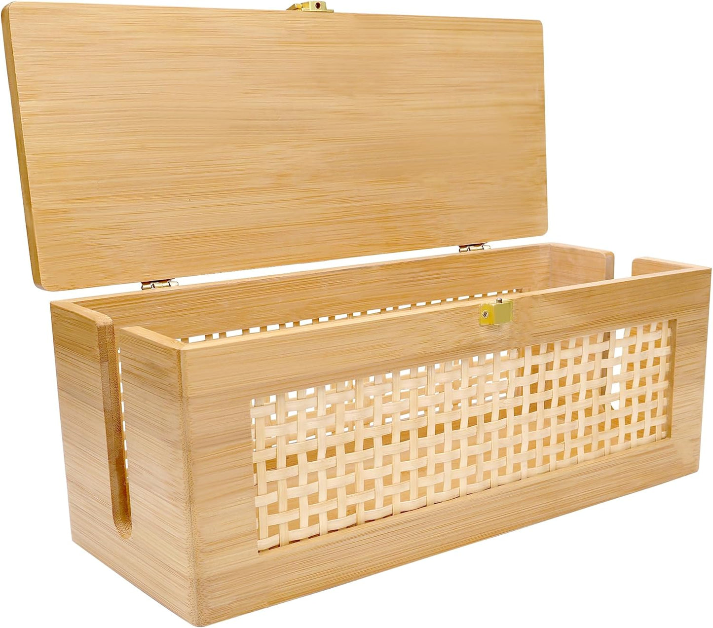 Under Desk Cable Organizer Box - Neatly Tuck Away Wires!