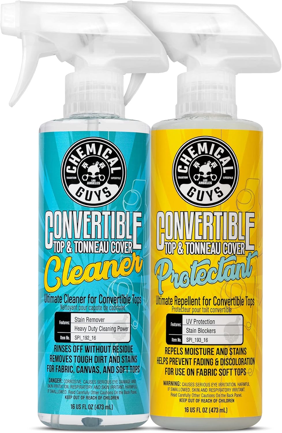 Convertible Top Cleaner and Protectant Kit for Fabric and Vinyl