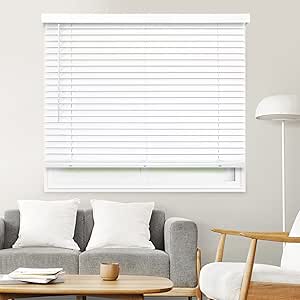 CHICOLOGY Faux Wood Blinds for Home - Elegant Window Shades