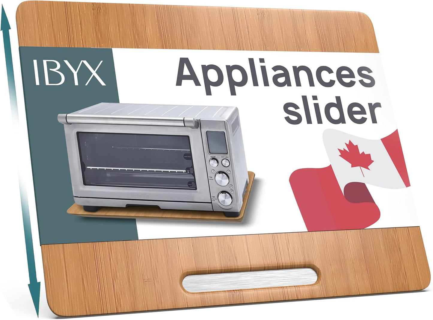 Ibyx Elegant Sliding Tray for Coffee Maker & Kitchen Appliances