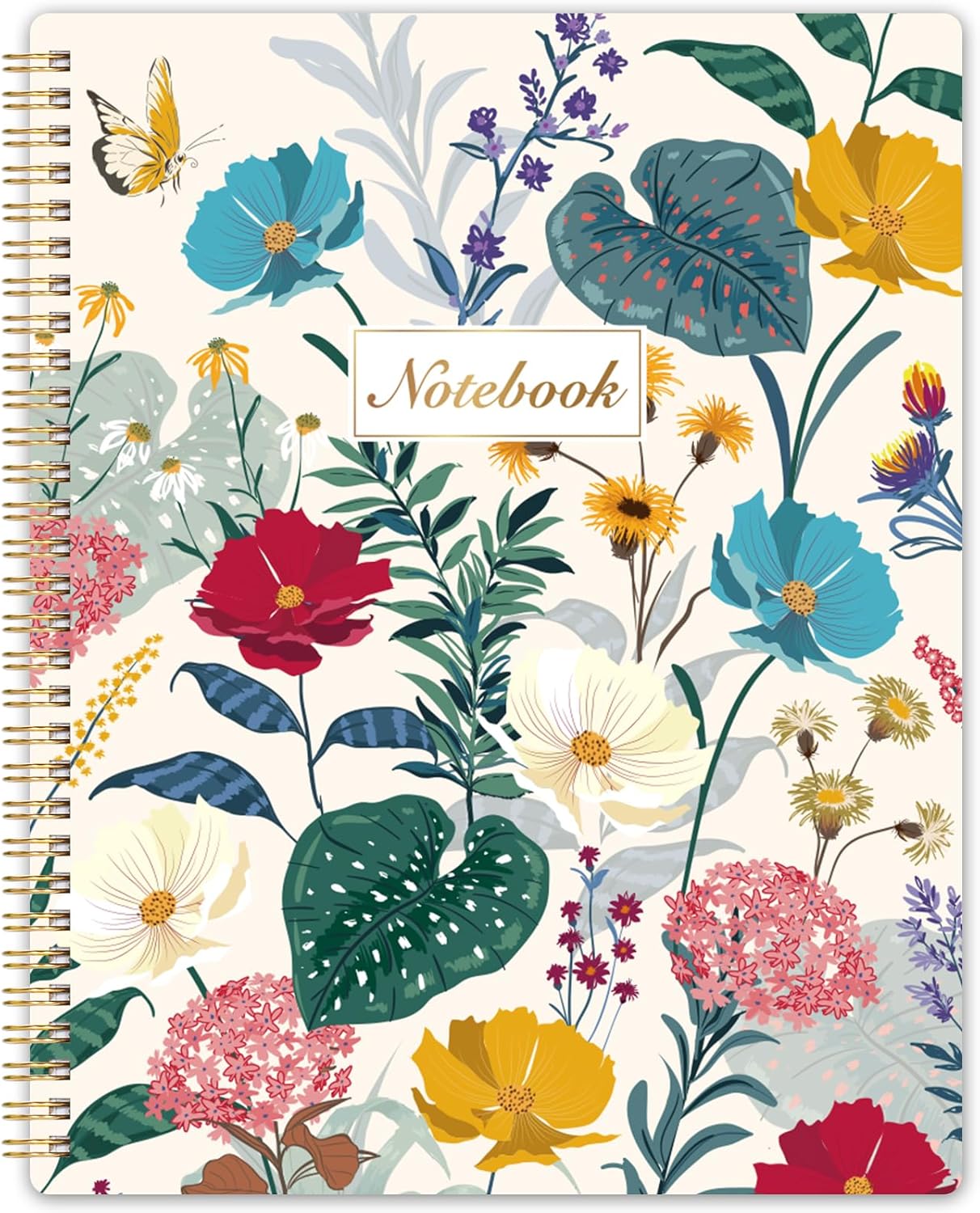 Youthamazing Spiral Notebook - Large 8.5x10.5, Lined Journal for Work, School & Office
