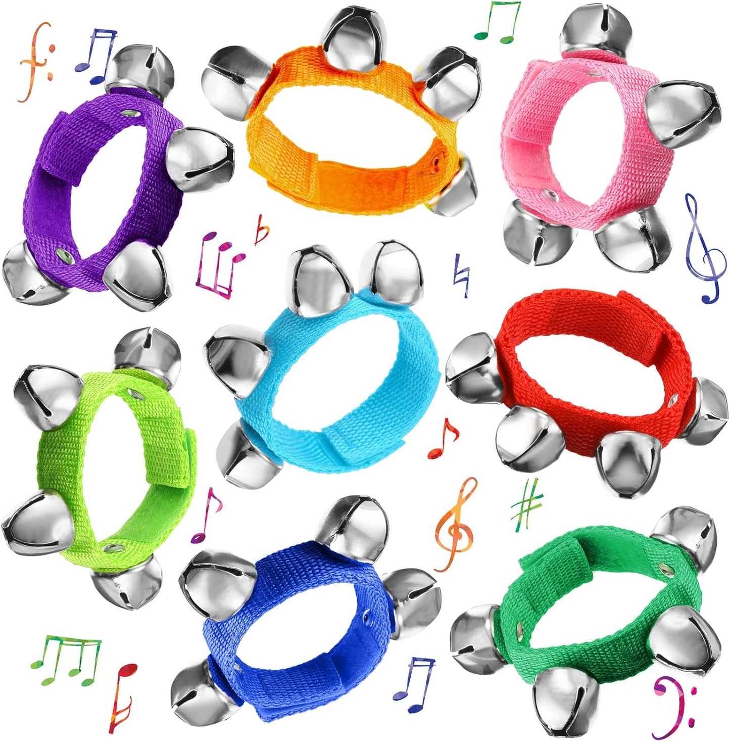Yeshone 64 Pcs Jingle Bells for Kids Birthday Party Favors