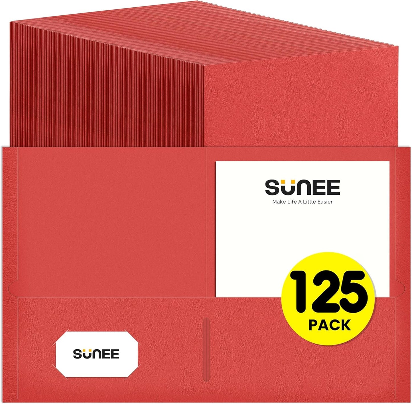 Durable 2 Pocket Folders for School, Office, and Home Use