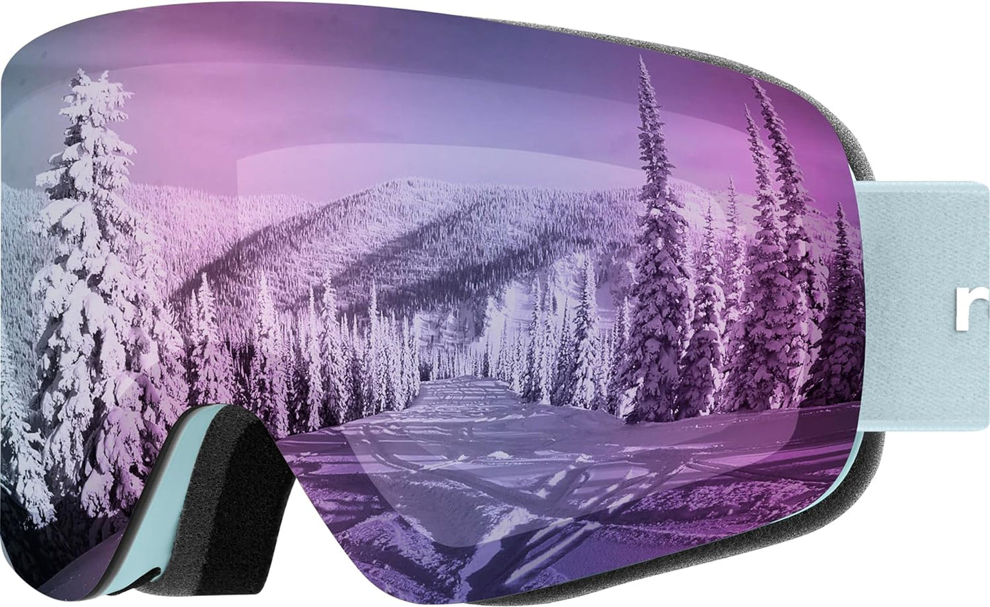 Retrospec Flume Ski Goggles: UV Protection