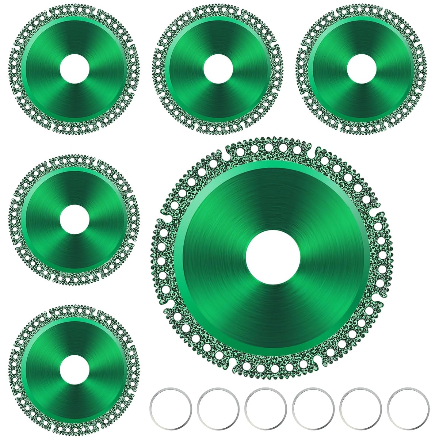COITEK 6 Pack 4 Inch Indestructible Grinder Discs - Smooth Cutting Power
