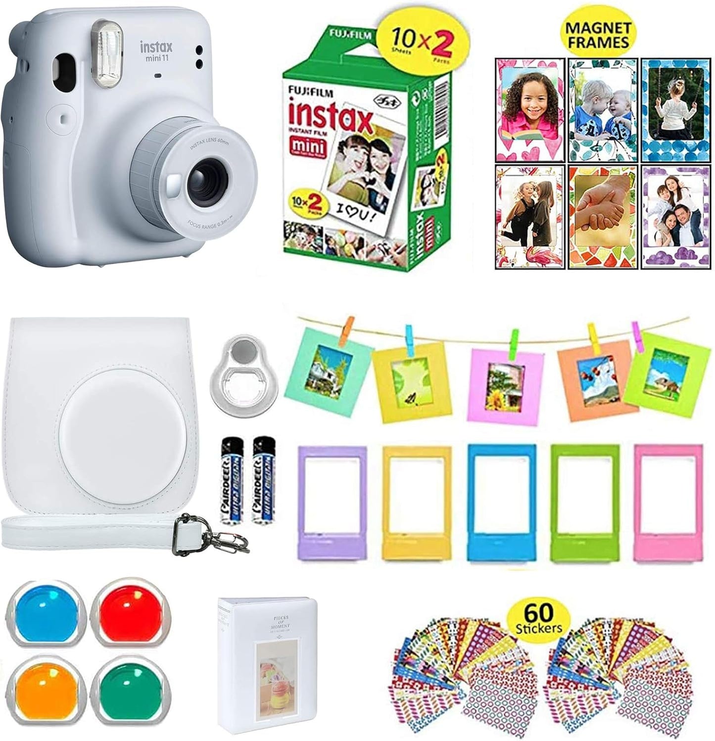 Fujifilm Instax Mini 11 Instant Camera Bundle with Accessories