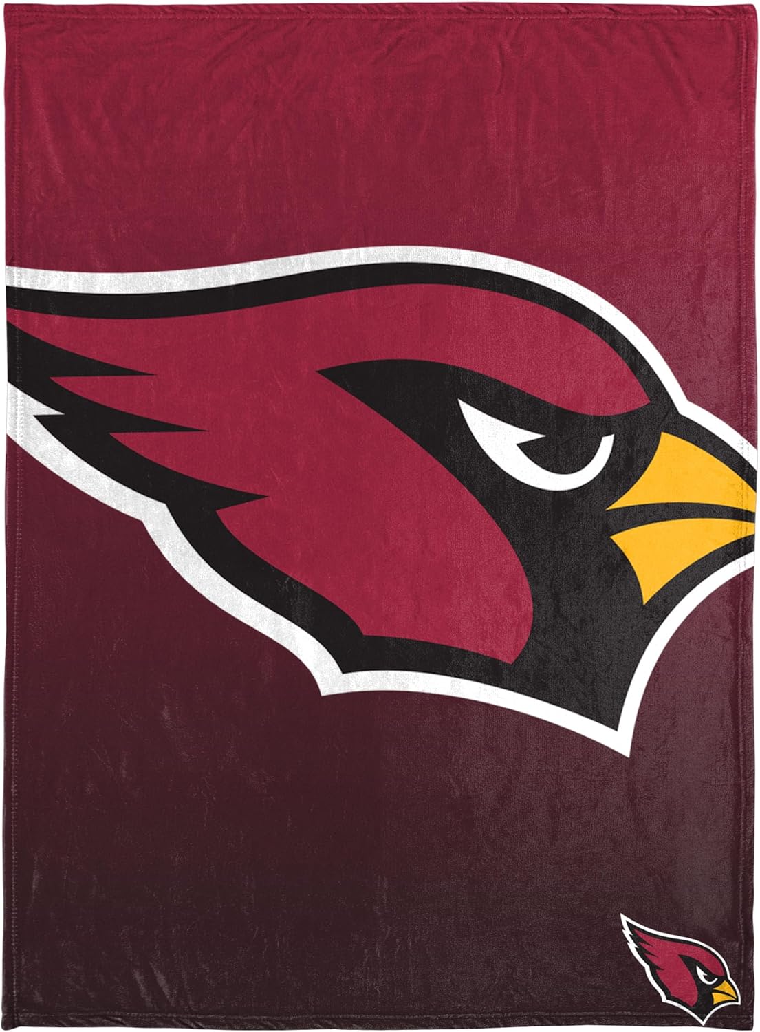 NFL Micro Raschel Throw Blanket, Gradient, Arizona Cardinals 50x60