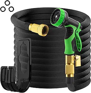 Expandable Garden Hose with 10 Functions Spray Nozzle for Easy Use