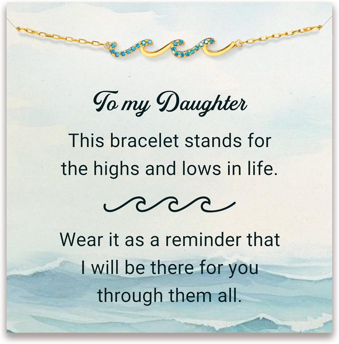 Wave Bracelet for Women - Perfect Birthday Gift for Loved Ones