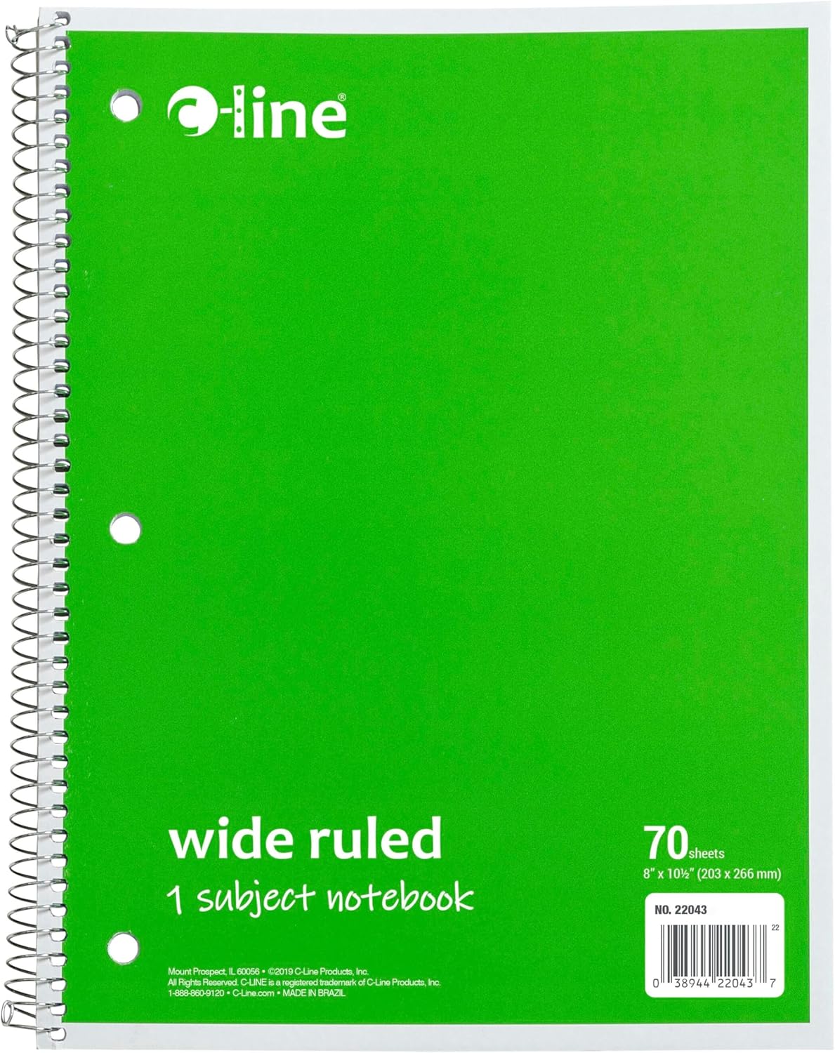 C-Line Wide Ruled Notebook for Neat Note-Taking!