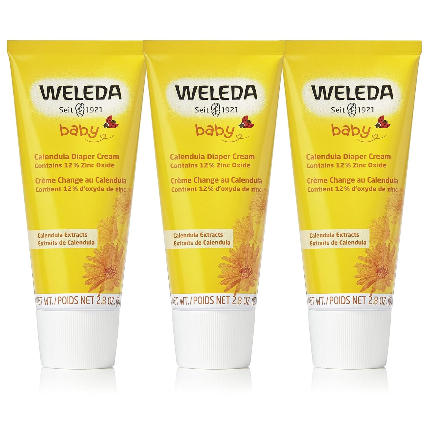 Weleda Baby Calendula Diaper Cream Trio - Plant Rich Protection