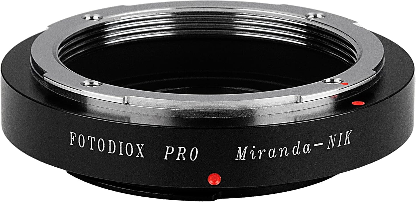 Fotodiox Pro Lens Mount Adapter for Miranda to Nikon F-Mount