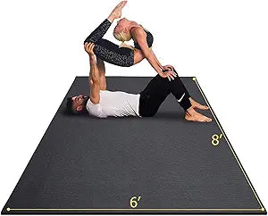 GXMMAT Extra Large Yoga Mat for Comfortable Home Workouts