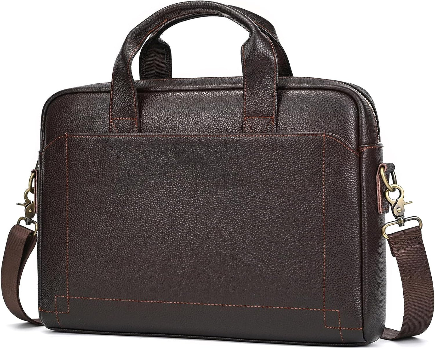 Genuine Leather Briefcase for Men, Stylish Laptop Bag