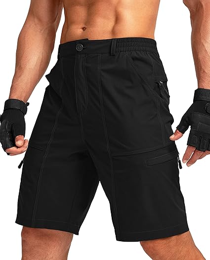 Viodia Men's Hiking Cargo Shorts for Outdoor Fishing and Golf