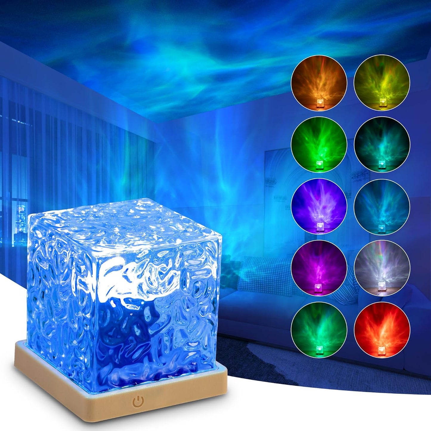 Ocean Wave Northern Lights Projector - Ultimate Ambient Lighting