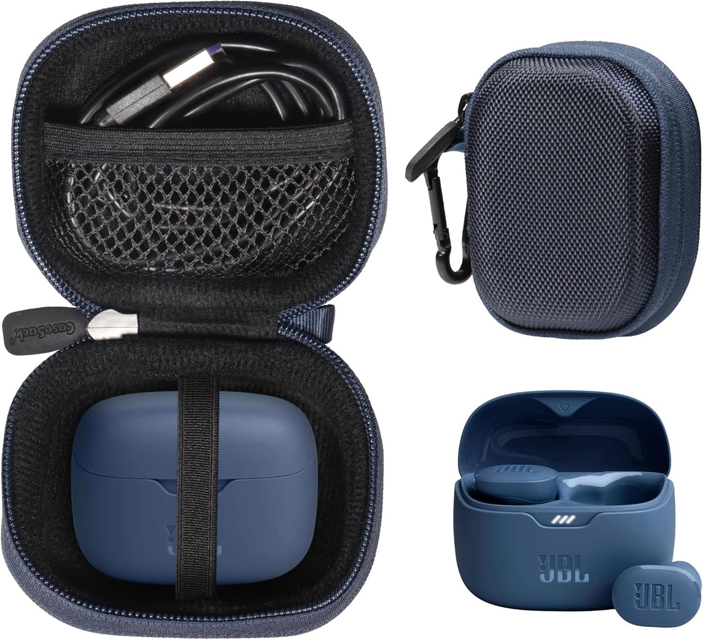 Protective Blue Case for JBL Earbuds