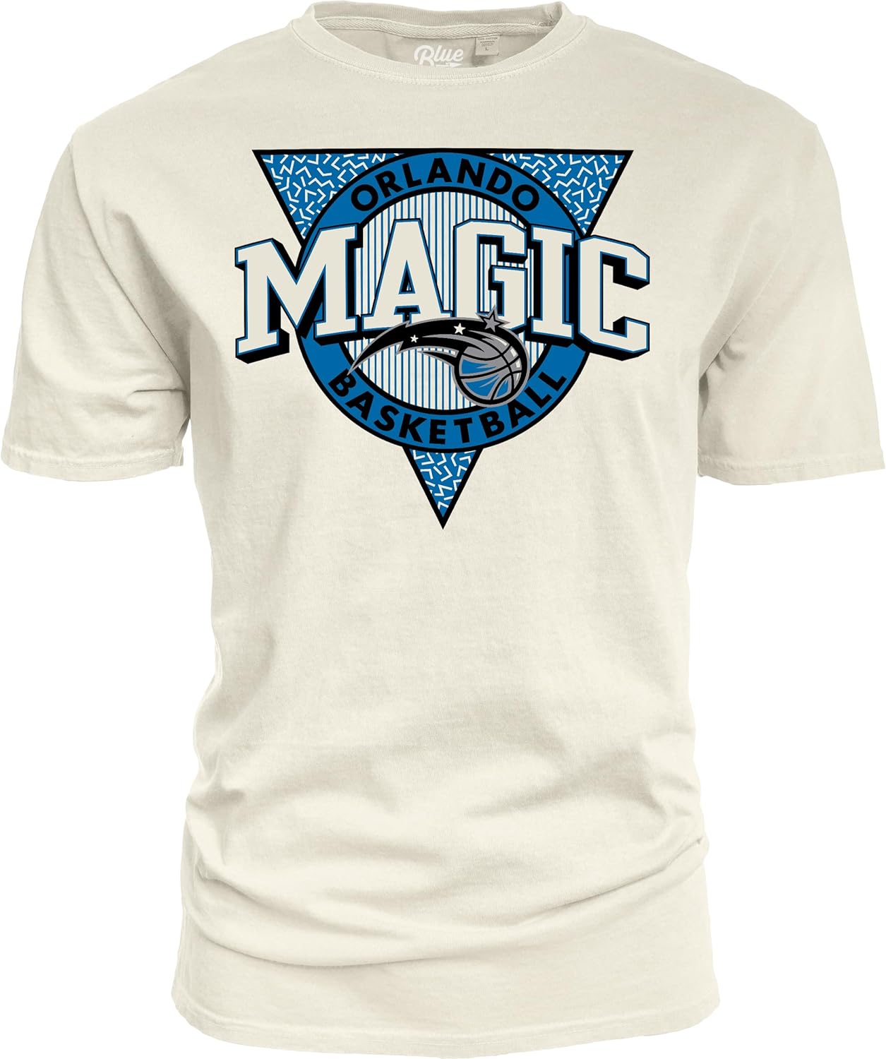 Orlando Magic T-Shirt Ringspun Triblock Ivory for Fans