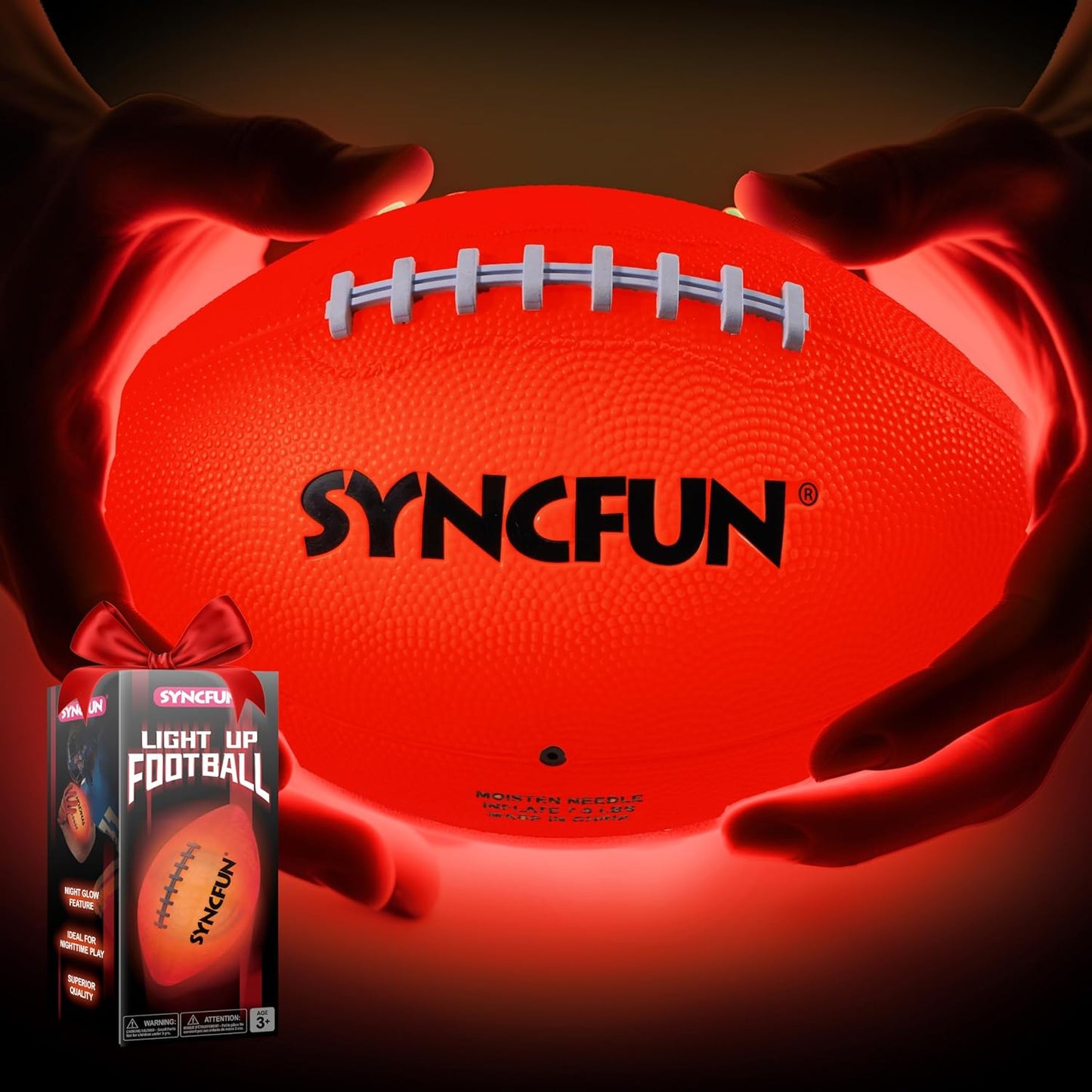 SYNCFUN Glow Football: Light Up Night Fun!