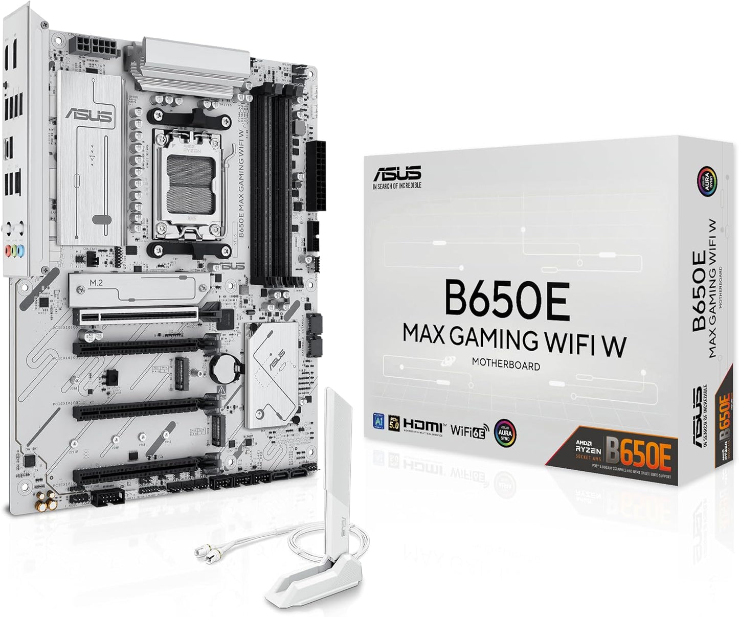 ASUS B650E MAX Gaming WiFi Motherboard for Advanced AI PCs