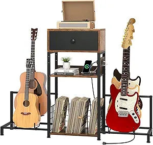 DWVO Guitar Stand 4 Holder for Acoustic Electric Bass Ukulele
