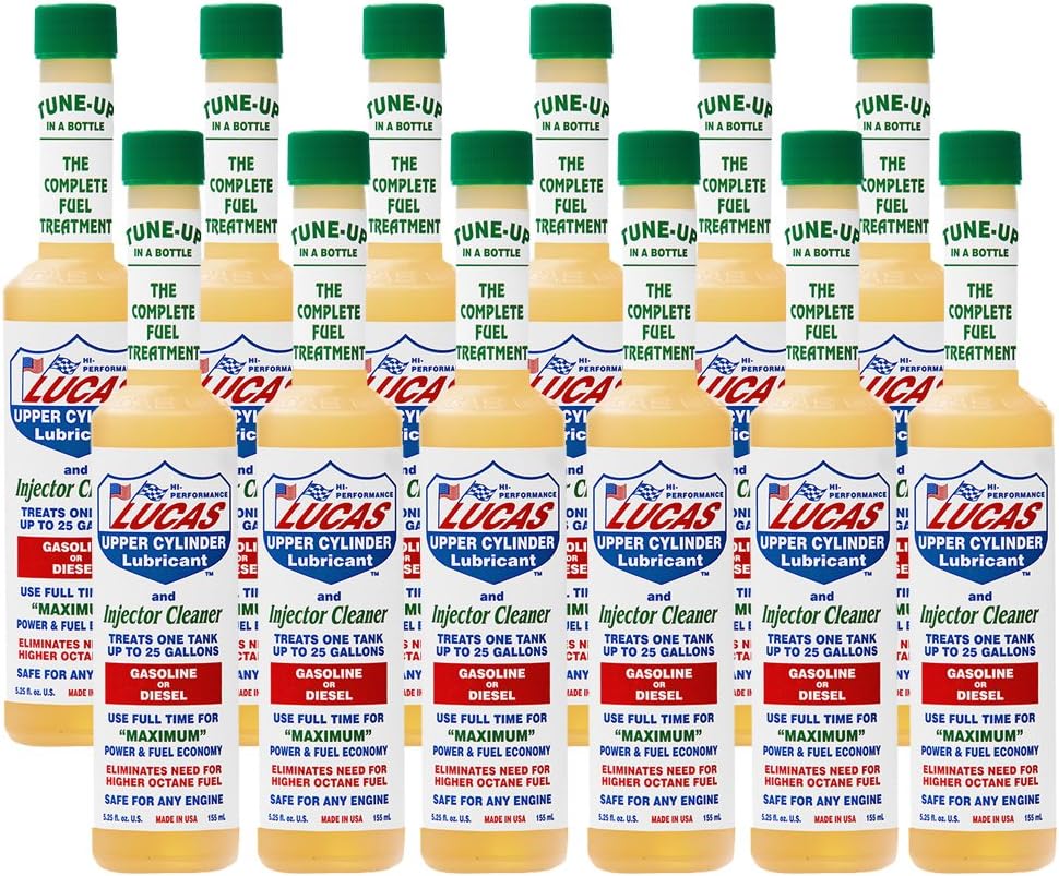 Lucas Upper Cylinder Lubricant & Fuel Injector Cleaner 12 Pack
