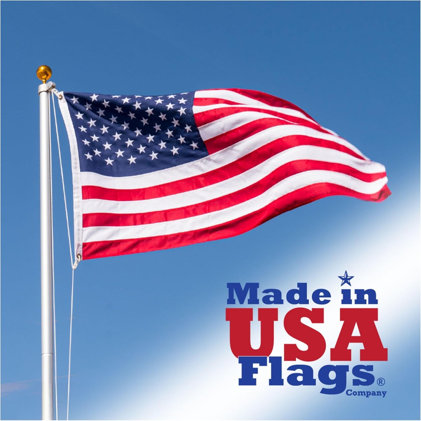 5x8 American Flag Heavy Duty Premium PolyMax Polyester Quality