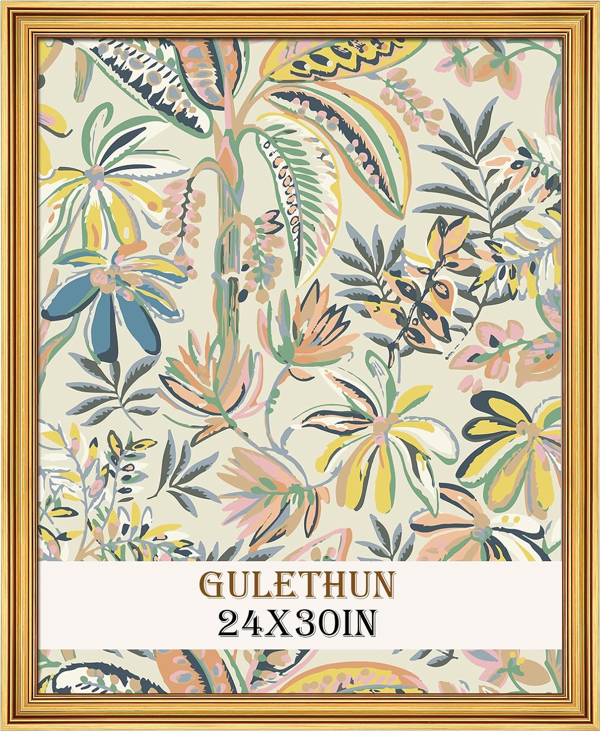GULETHUN 24x30 Frame for Home Decor with Rustic Design