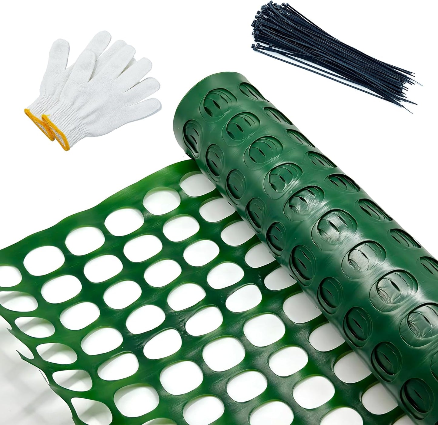 Safety Fence Garden Netting Roll 4ft X 100ft for Multiple Uses
