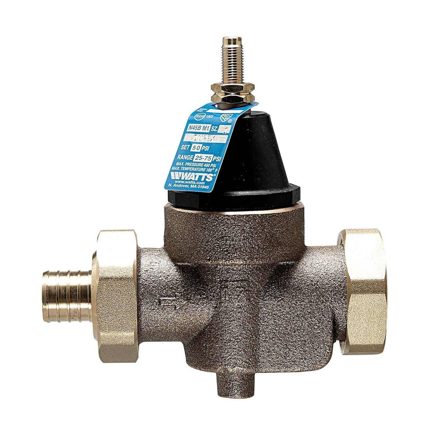 Watts 1in Lead-Free Water Pressure Reducing Valve for Plumbing