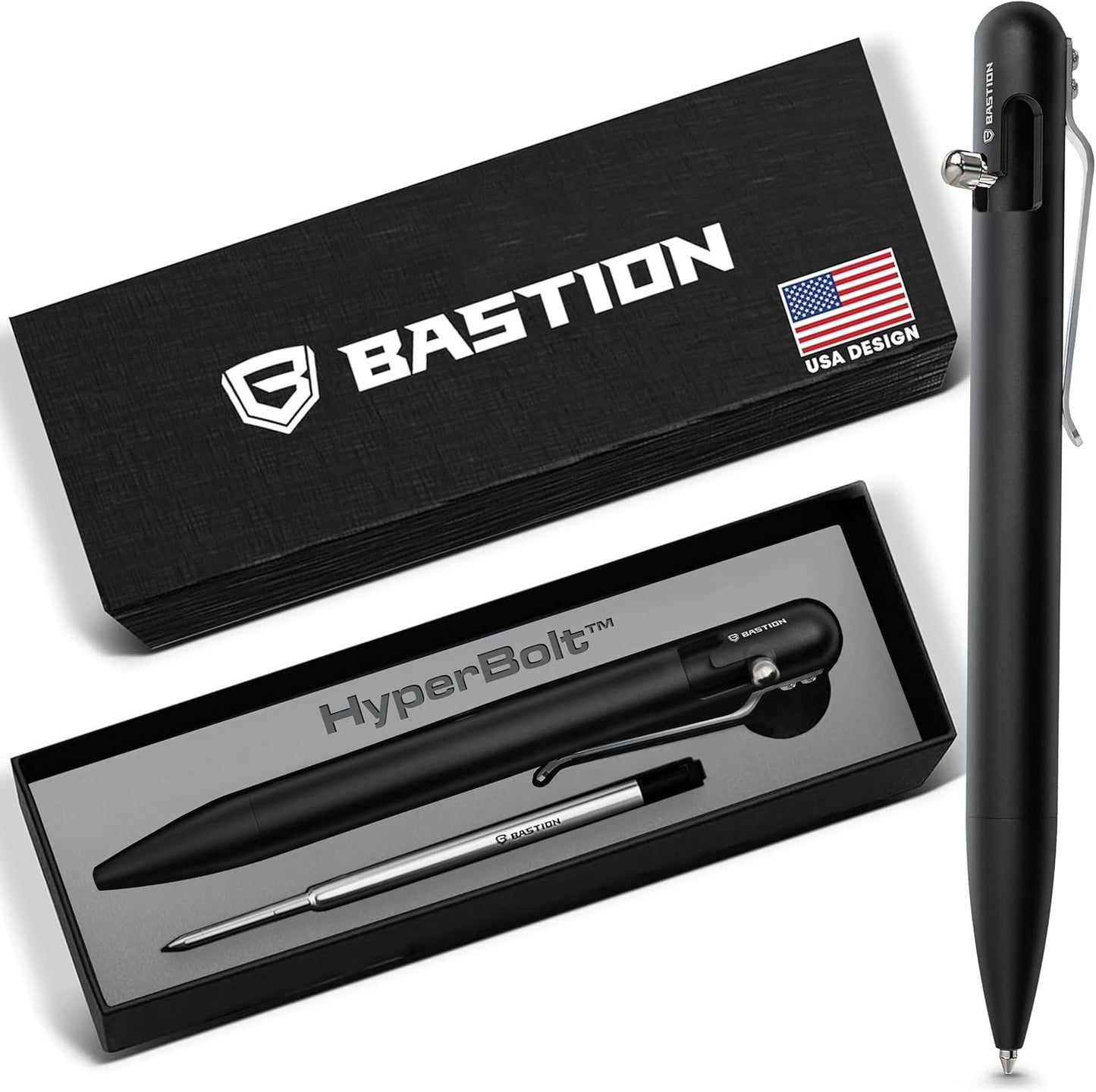 BASTION Luxury Bolt Action Pen - Durable EDC Ballpoint Pen