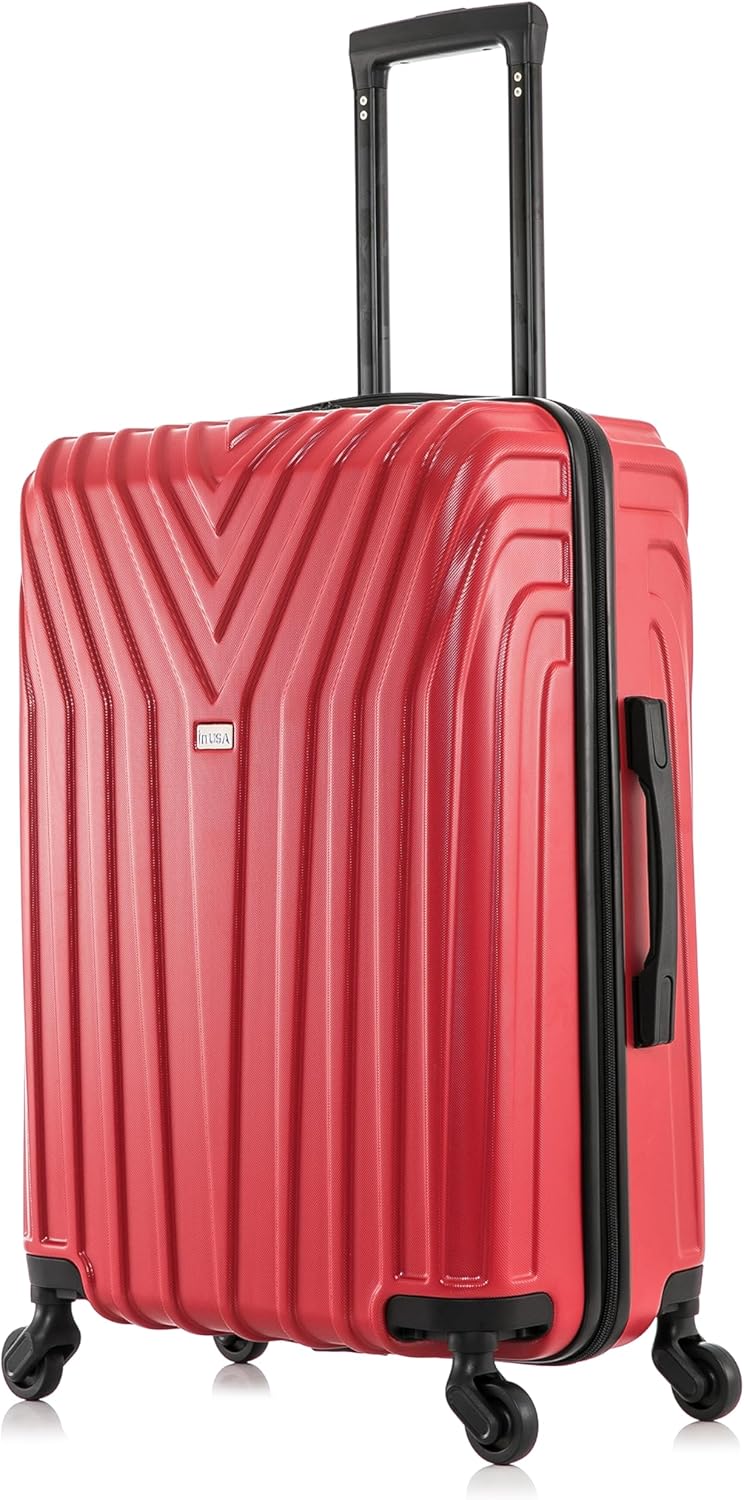 InUSA VASTY Luggage with Spinner Wheels for Effortless Travel