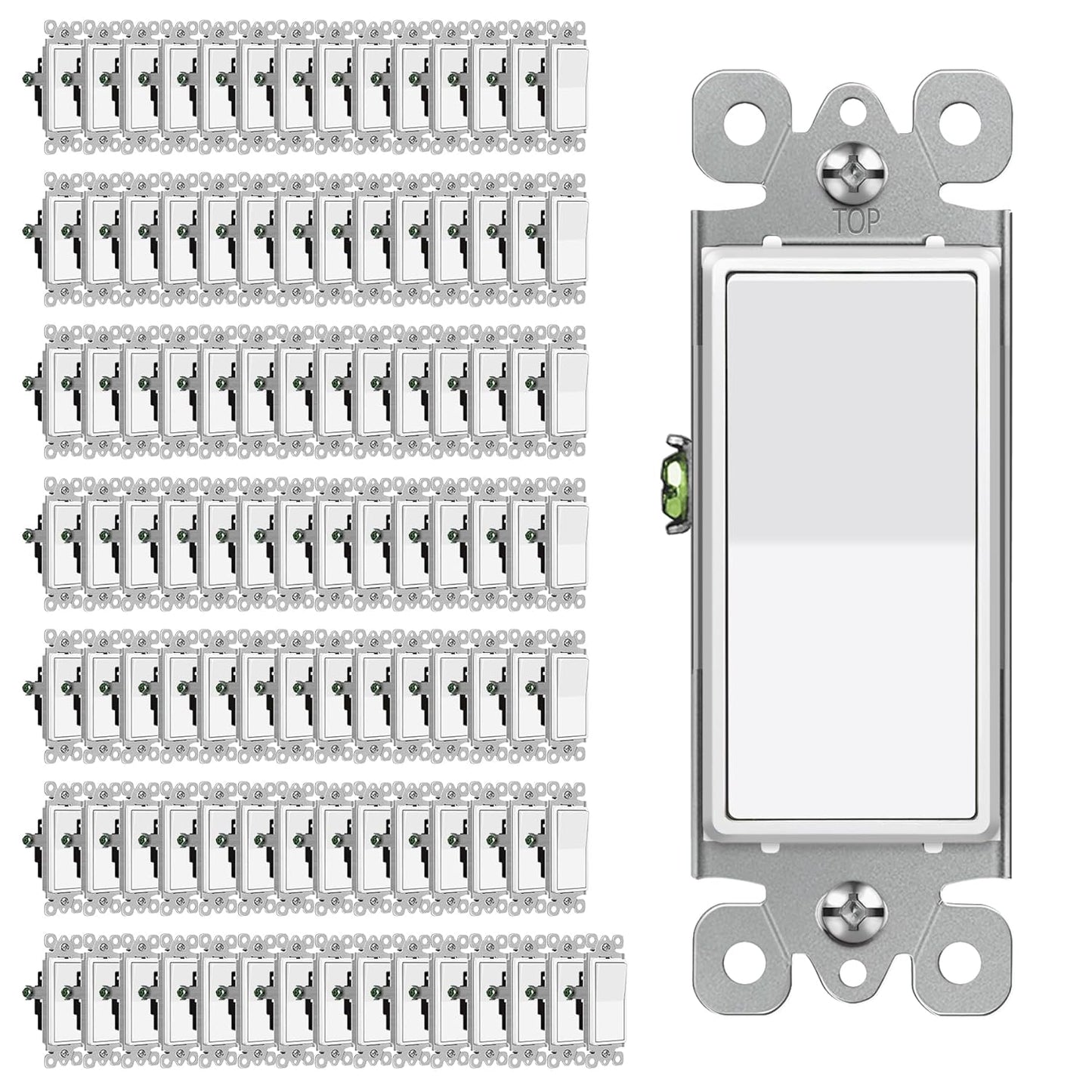 CML Decorator Paddle Rocker Light Switches for Modern Spaces