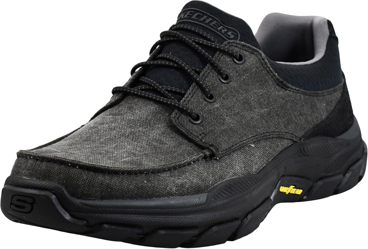 Skechers Mens Respected LoletoMoc Toe Bungee Lace Slip On Review