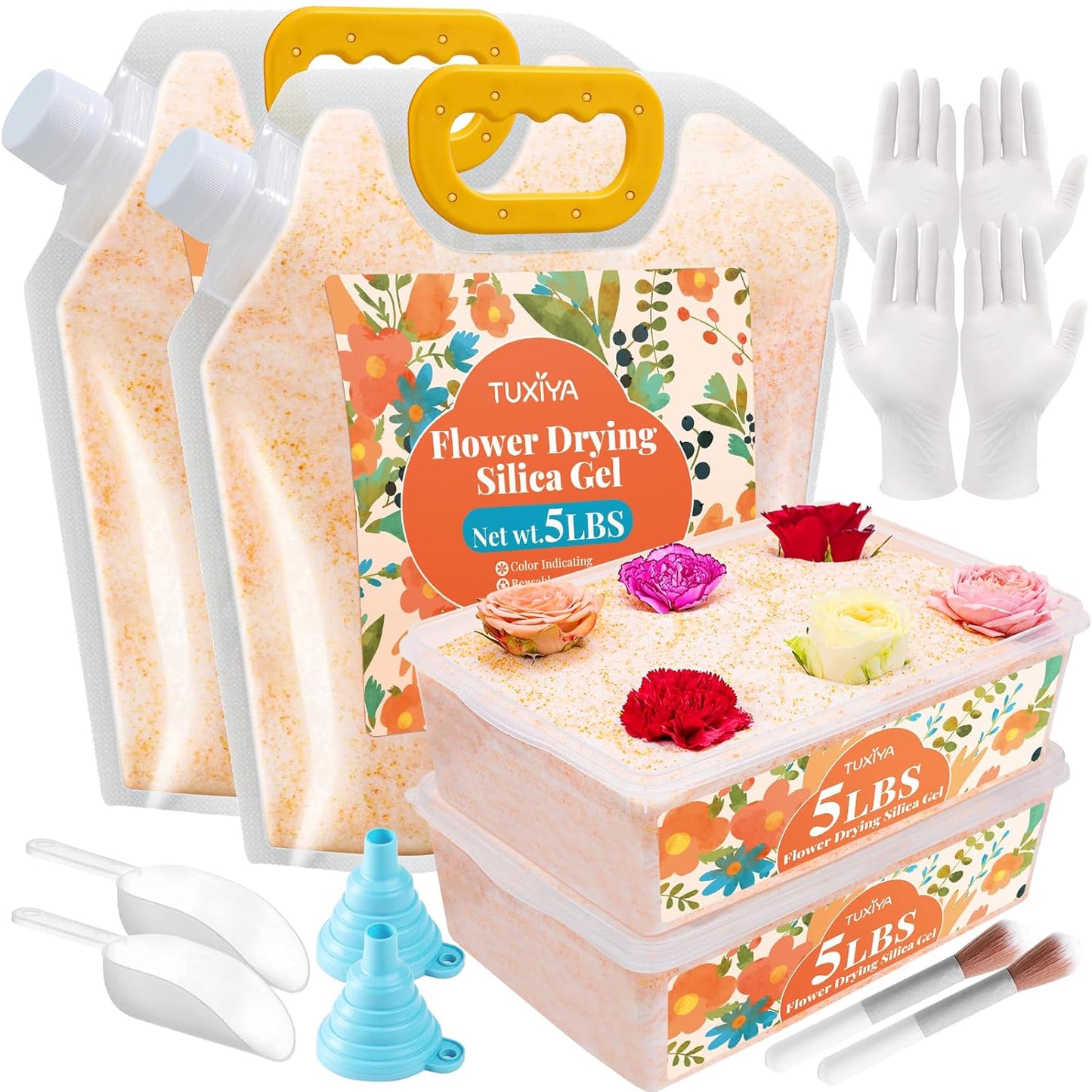 10LBS Silica Gel Flower Drying Kit for Preserving Flowers