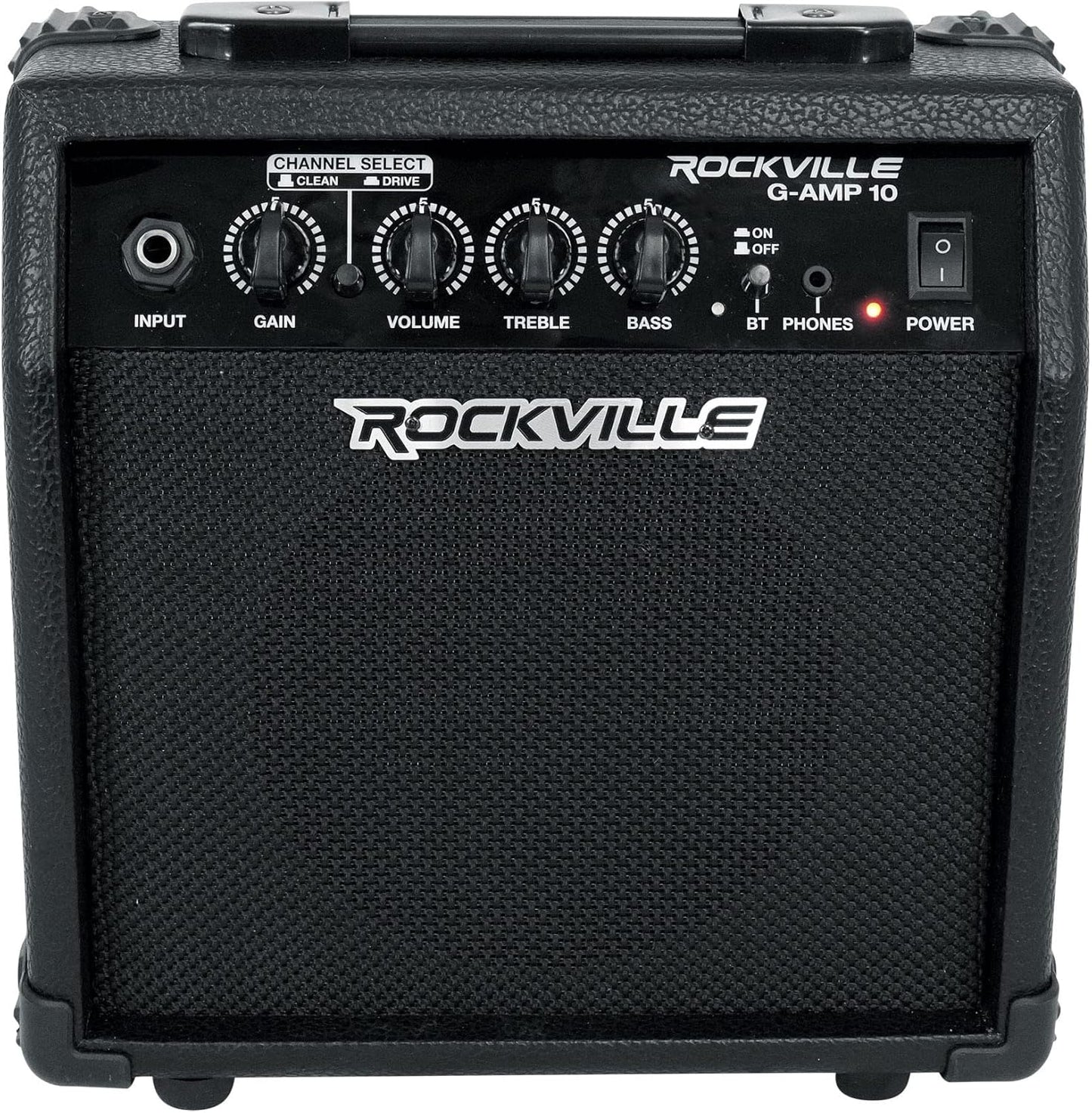 Rockville G-AMP 10W Guitar Amplifier with Bluetooth Connectivity
