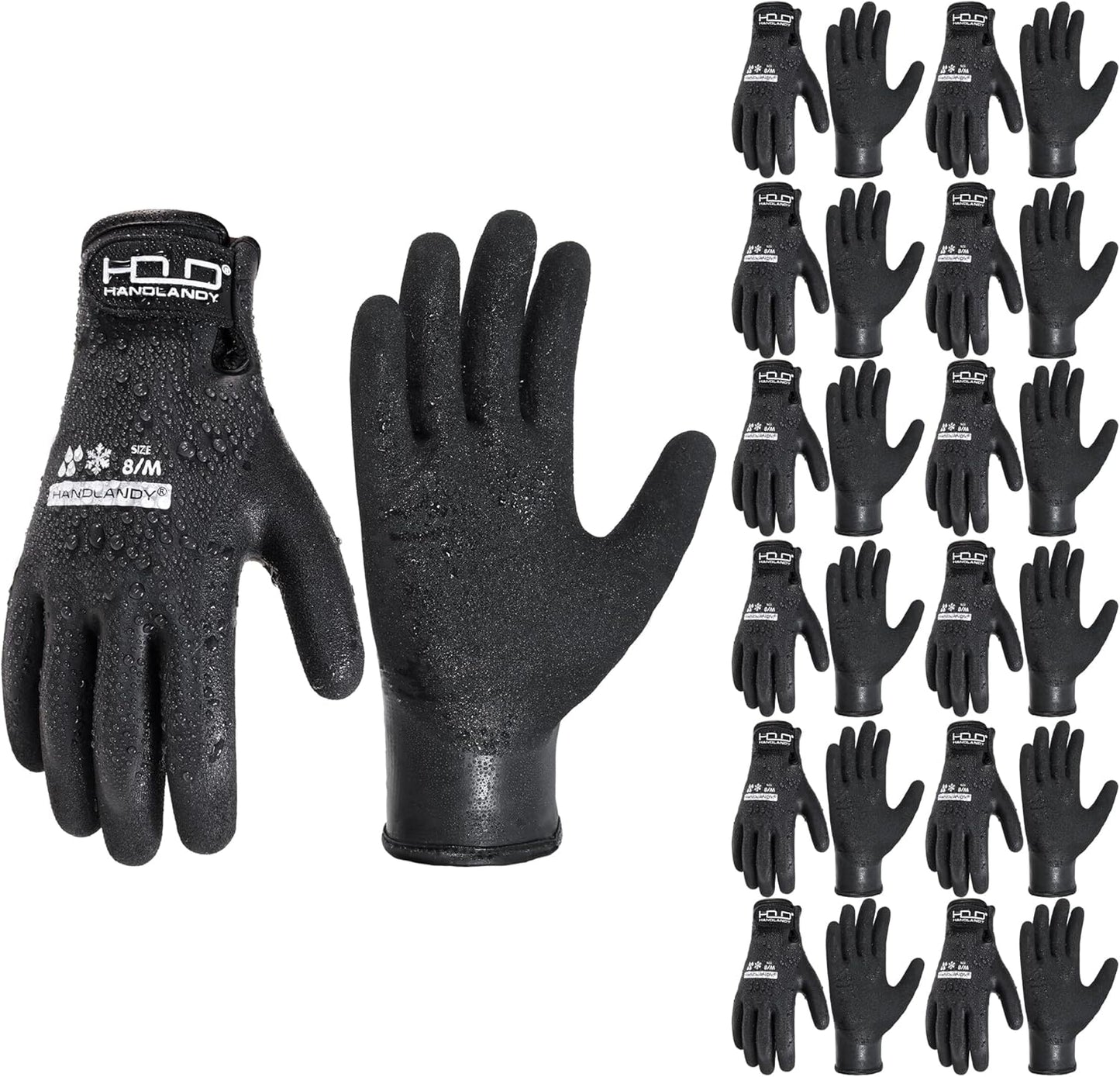 Waterproof Work Gloves for Cold Weather by HANDLANDY - Insulated