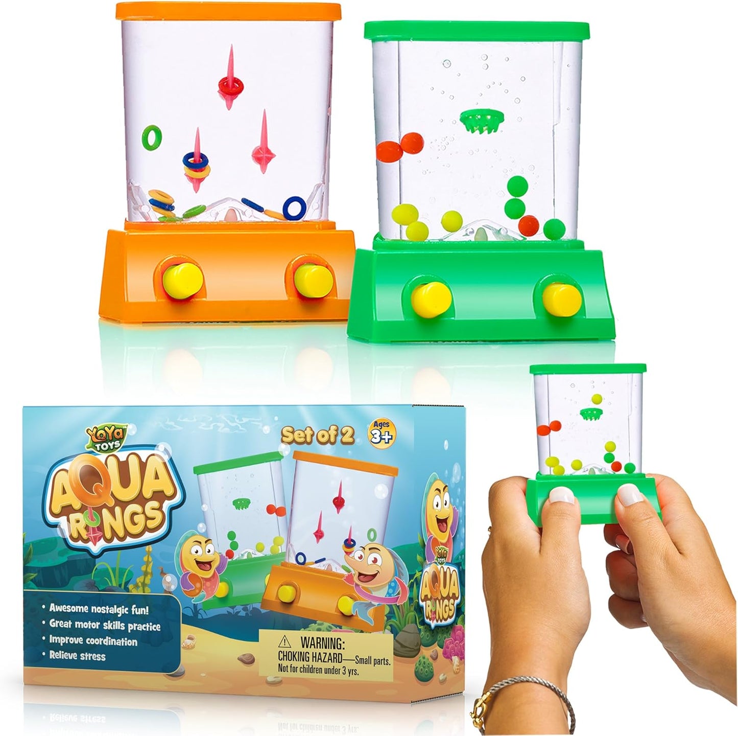 YoYa Toys Aqua Arcade Set - Retro Pastime Fun!