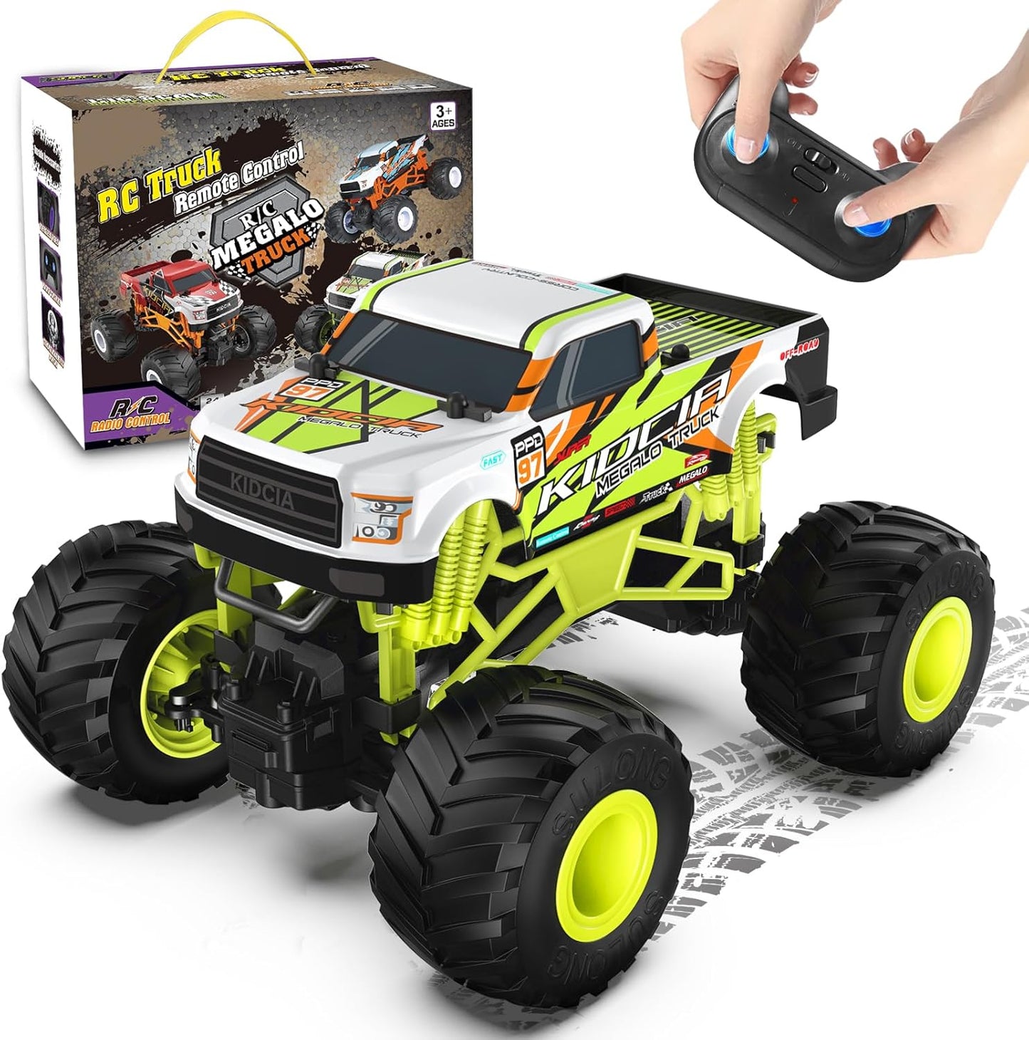 20KM/H All Terrain RC Monster Truck for Kids