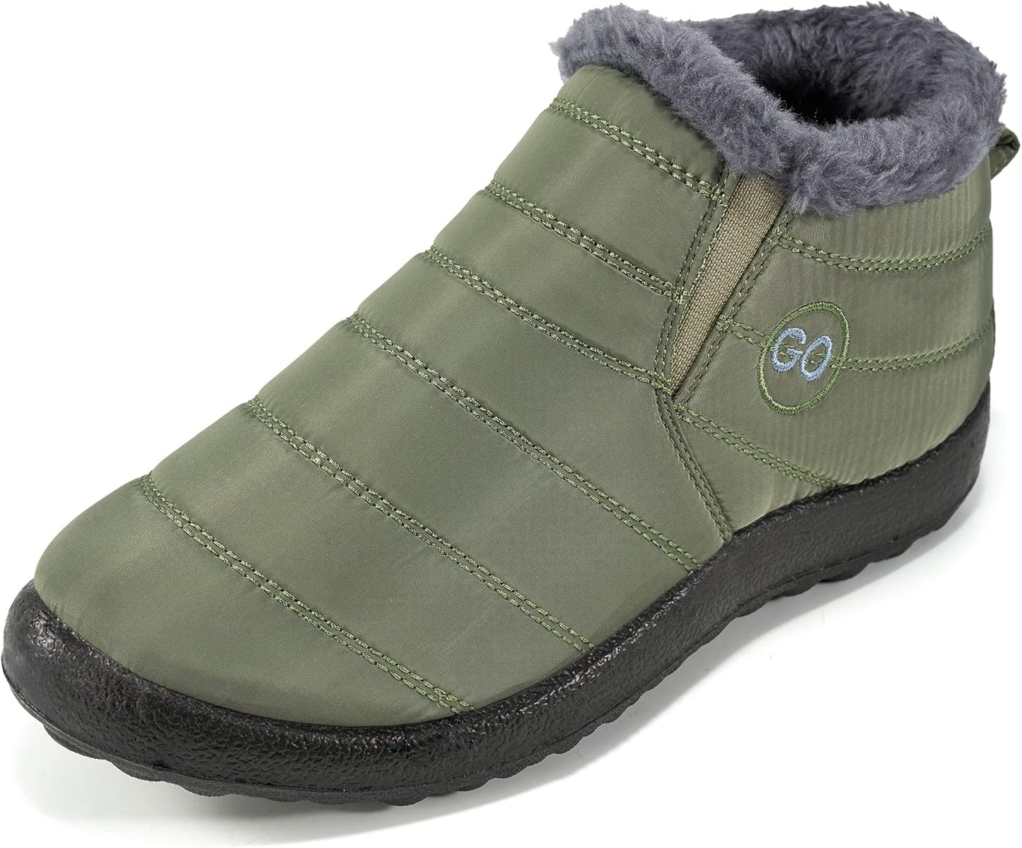 HARENCE Snow Boots for Women - Comfortable Waterproof Winter Booties